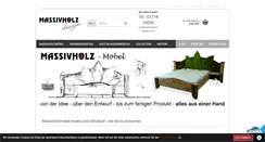 Desktop Screenshot of massivholz-design.com